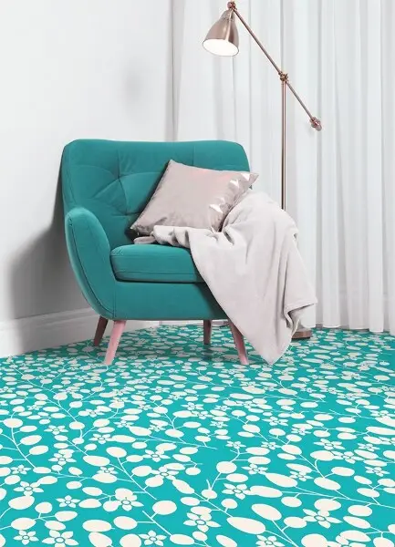 Tapis vinylique Tiges florales