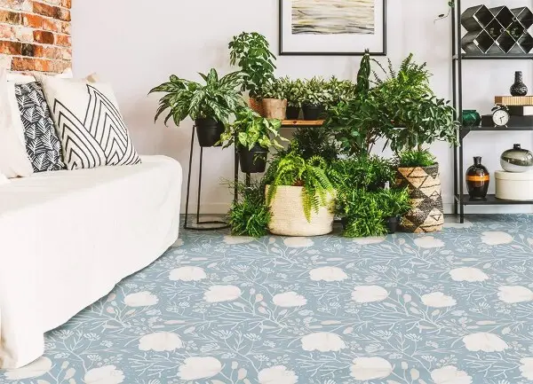 Tapis vinyle Tiges et bourgeons