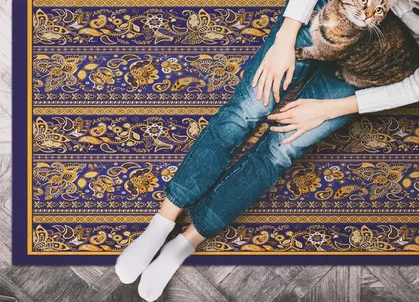 Tapis vinyle Paisley vintage