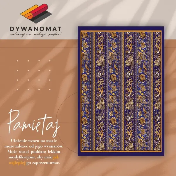 Tapis vinyle Paisley vintage