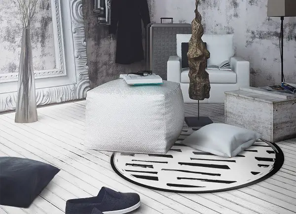 Tapis en vinyle rond Brosser