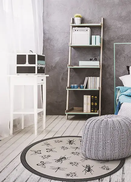 Tapis en vinyle rond Insectes diverses