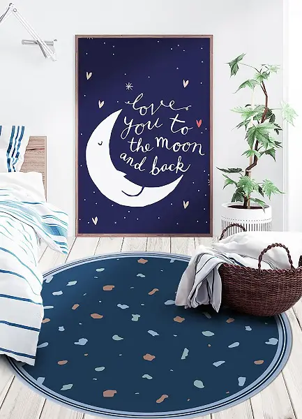 Tapis vinyle rond Cultures abstraites