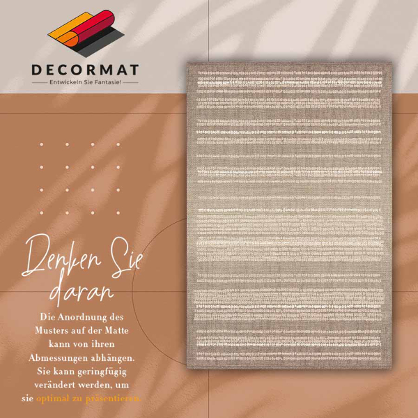 Tapis vinyle Tissu beige