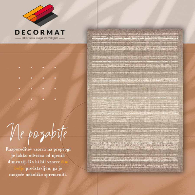 Tapis vinyle Tissu beige