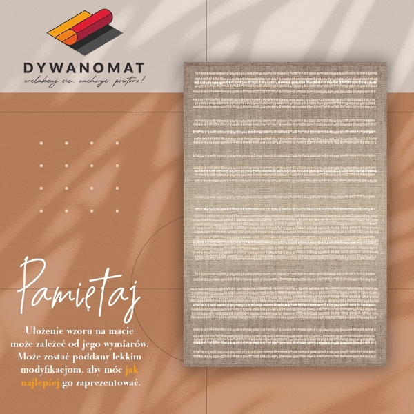 Tapis vinyle Tissu beige