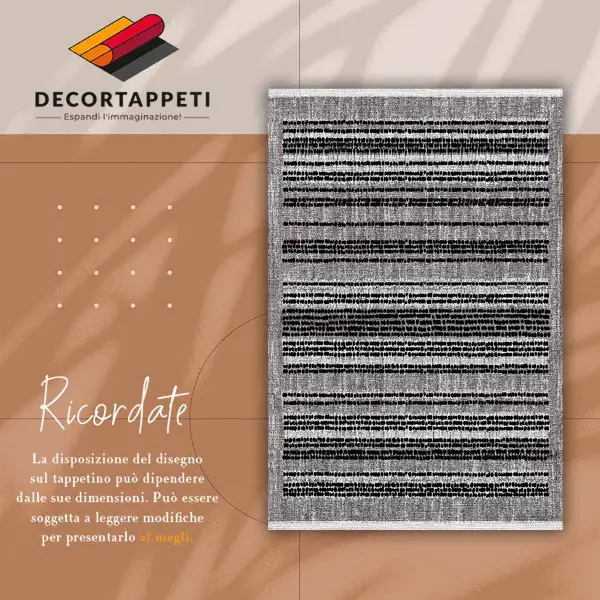 Tapis en vinyl Bandes noires