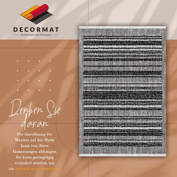 Tapis en vinyl Bandes noires
