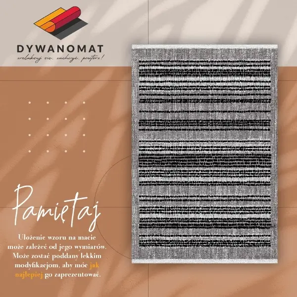 Tapis en vinyl Bandes noires