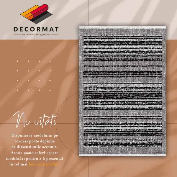 Tapis en vinyl Bandes noires