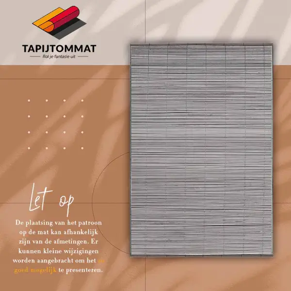 Tapis vinyle Tapis de bambou