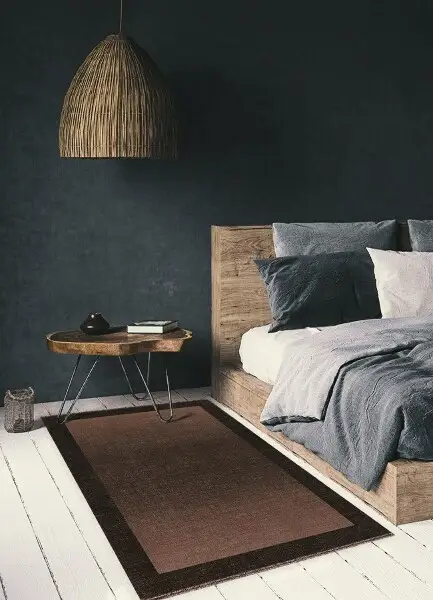 Tapis en vinyl Cadre brun