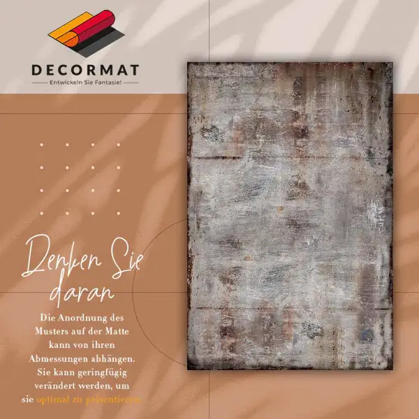 Tapis vinyle Feuille rouillée