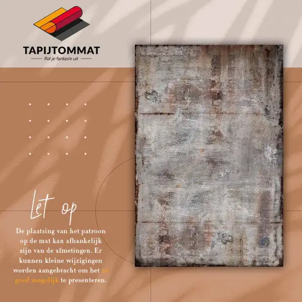 Tapis vinyle Feuille rouillée
