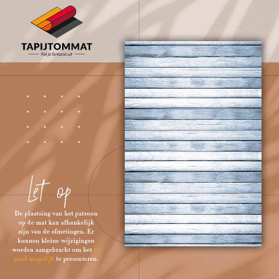 Tapis vinyle Planches d'argent