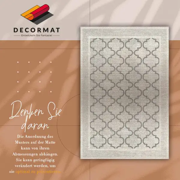 Tapis vinyle Design marocain