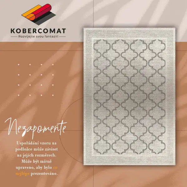 Tapis vinyle Design marocain
