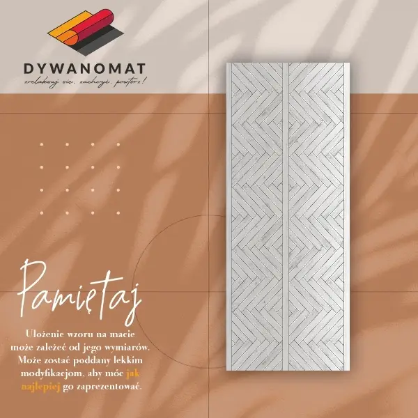 Tapis vinyle Planches à Herringbone
