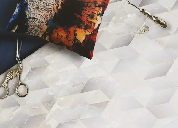 Tapis en vinyl Cubes 3D