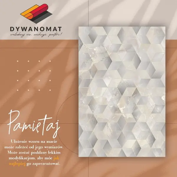 Tapis en vinyl Cubes 3D