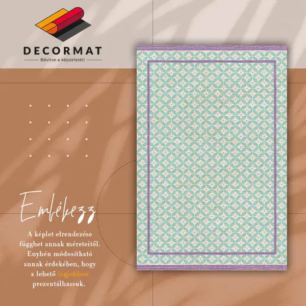 Tapis vinyle Cadres et roues