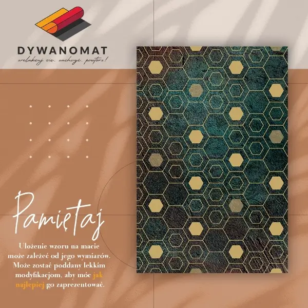 Tapis vinyle Motif hexagonal
