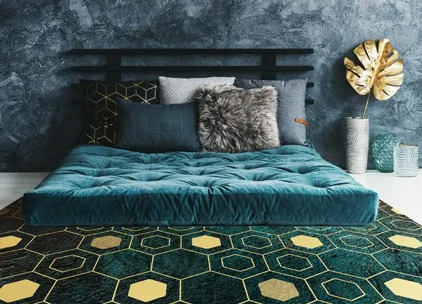 Tapis vinyle Motif hexagonal