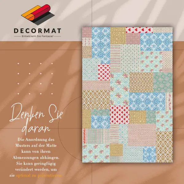 Tapis en vinyl Patchwork Différents pièces
