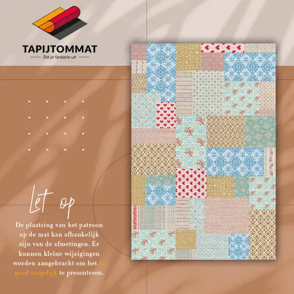 Tapis en vinyl Patchwork Différents pièces