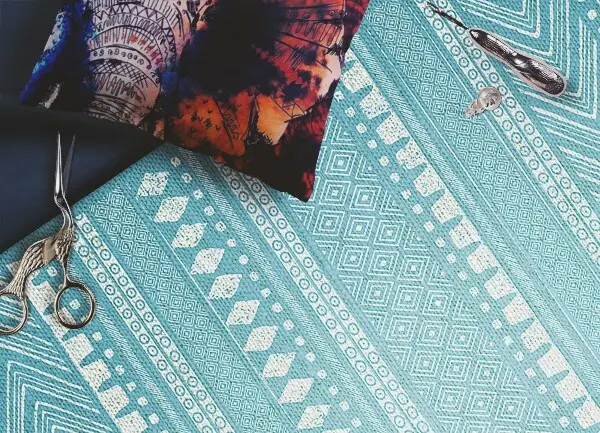 Tapis vinyl Texture indienne