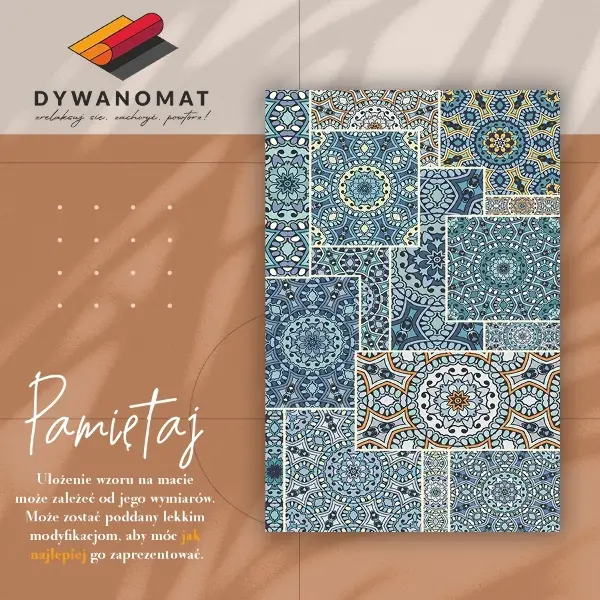 Tapis vinyle Patchwork de mandala