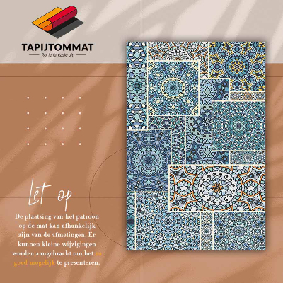 Tapis vinyle Patchwork de mandala