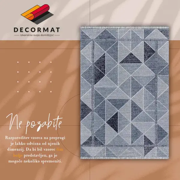 Tapis vinyle 3D solide
