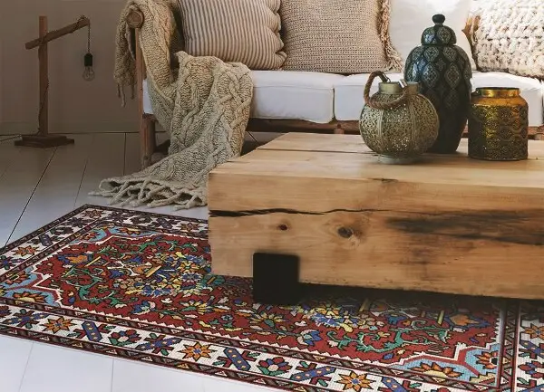 Tapis vinyle Vieux style persan