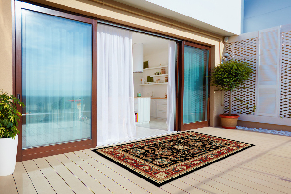 Tapis extérieur terrasse Texture rétro