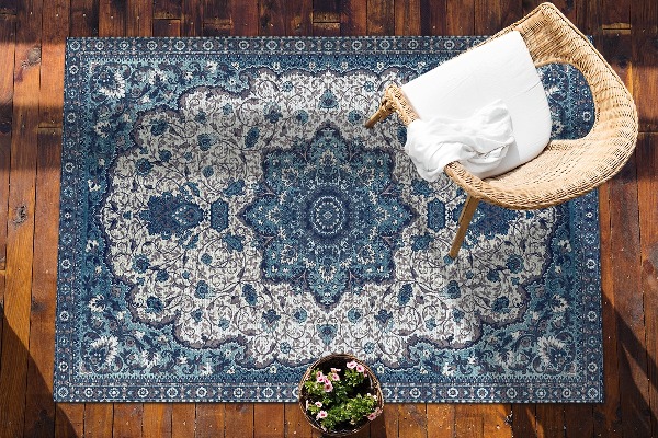 Tapis terrasse Abstraction persane