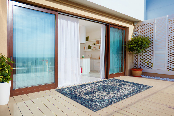 Tapis terrasse Abstraction persane