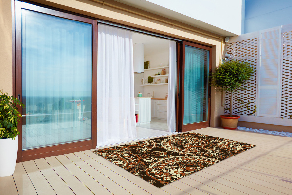 Tapis jardin Paisley Retro