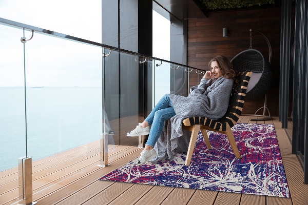 Tapis d'extérieur Abstraction rétro