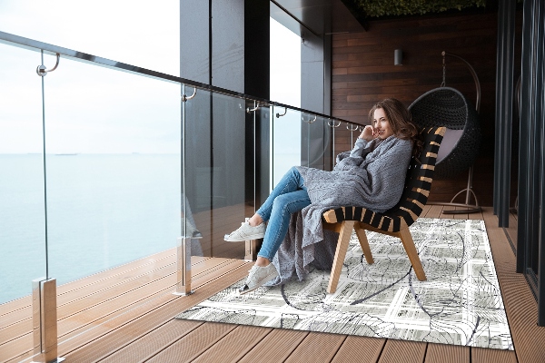 Tapis d'extérieur Feuilles de monstre