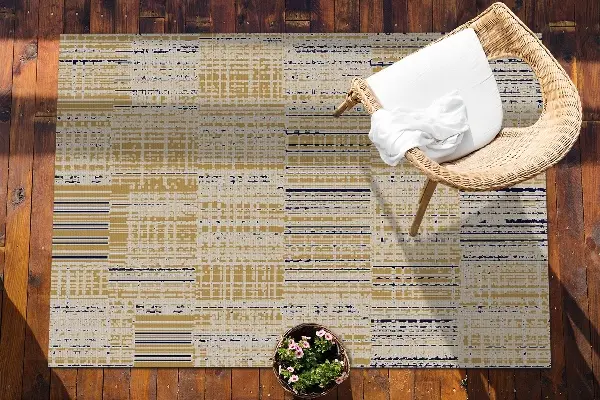 Tapis extérieur terrasse Abstraction classique