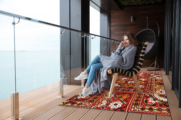 Tapis extérieur terrasse Design turc