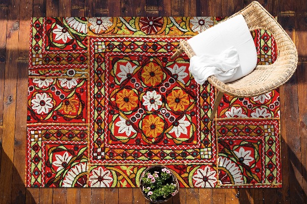 Tapis extérieur terrasse Design turc