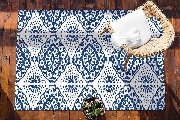 Tapis d'extérieur Modèles bleus