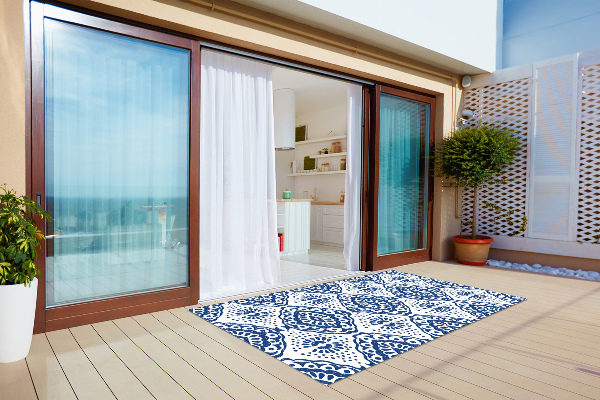 Tapis d'extérieur Modèles bleus