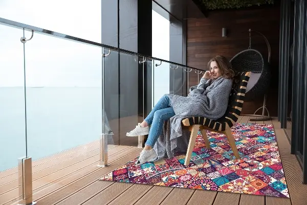 Tapis d'extérieur Mosaïque colorée