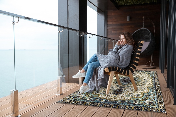 Tapis terrasse Ornements persans