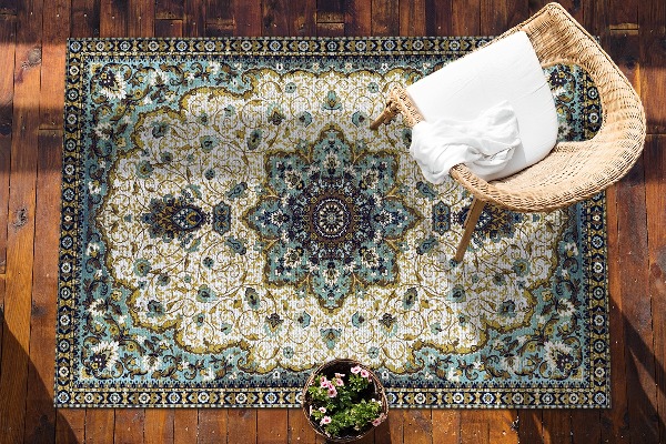 Tapis terrasse Ornements persans