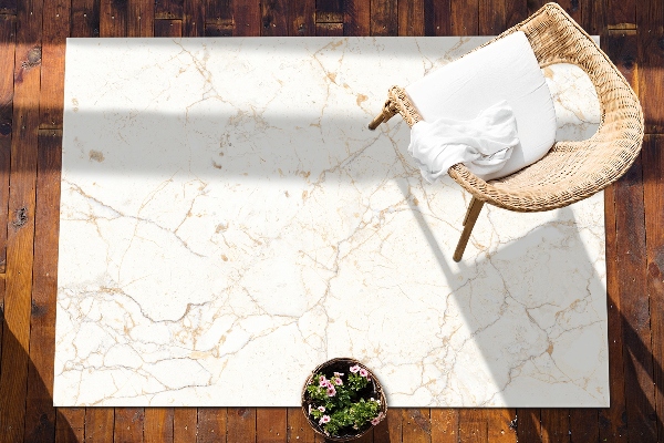 Tapis pour terrasse Motif de marbre écrasé