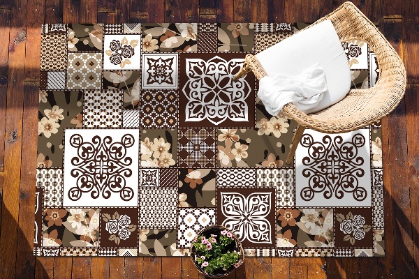 Tapis jardin Style indien